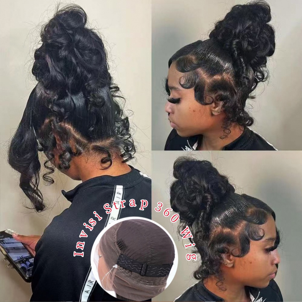 HD 360 フルレースウィッグ（見えないストラップ付き）人 - Lace Front Wigs のレビューと価格