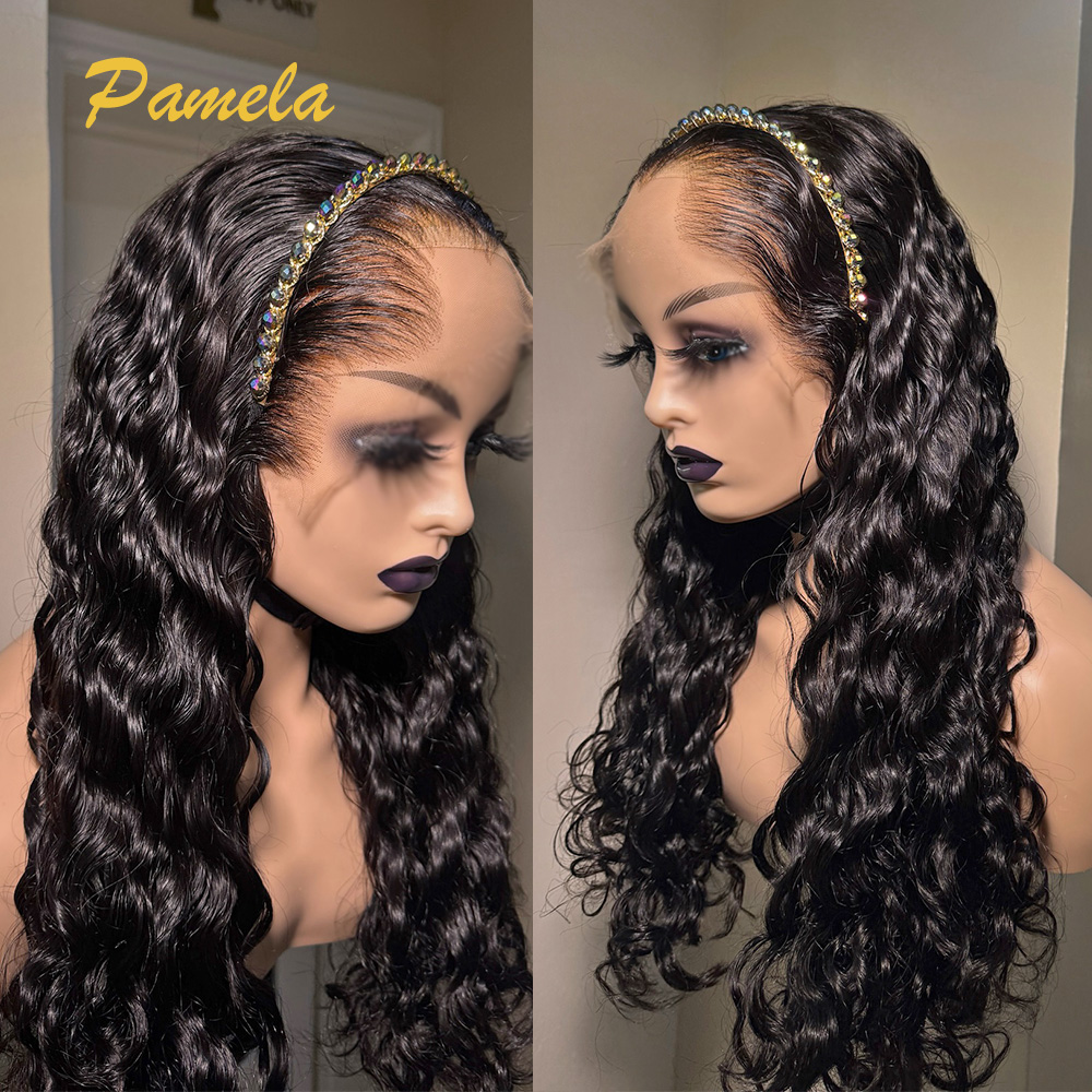 新しいトレンド ラゴスヘアライン 250密度 ディープウェー - Lace Front Wigs のレビューと価格