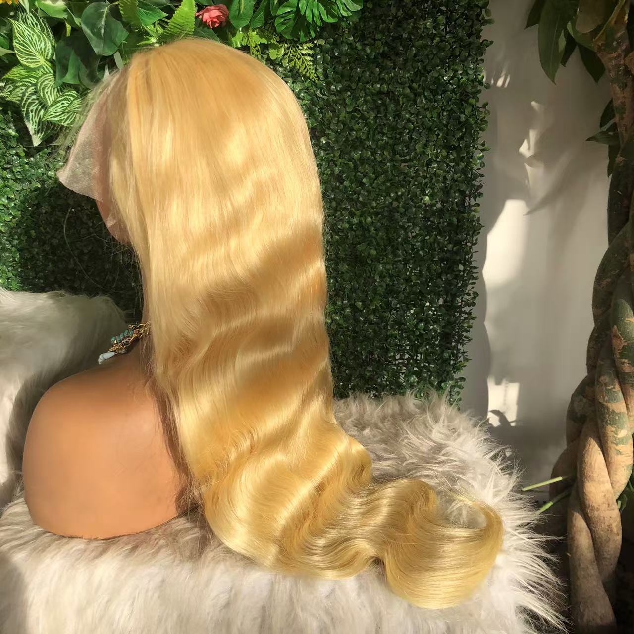 13x6 レースフロント 613 ウィッグ 人毛 ボディウェ - 613 Blonde Body Wave Lace Front Wig のレビューと価格
